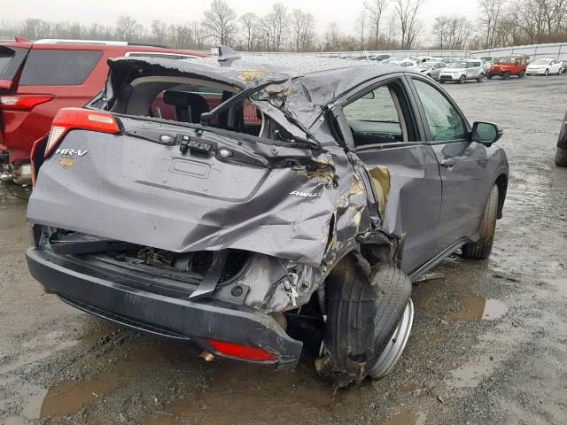 3CZRU6H51HM702782 - 2017 HONDA HR-V EX GRAY photo 4