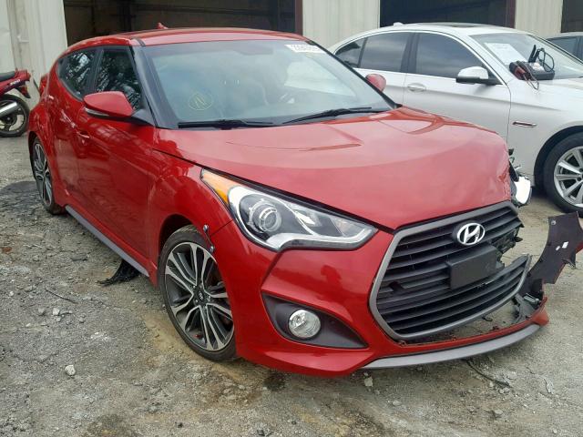 KMHTC6AE9GU279545 - 2016 HYUNDAI VELOSTER T RED photo 1