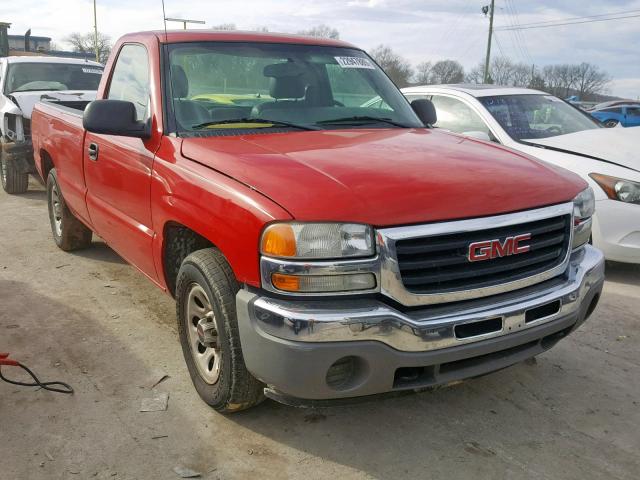 1GTEC14V55Z339719 - 2005 GMC NEW SIERRA RED photo 1