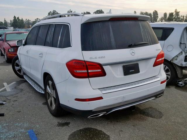 4JGDF6EE1JB055954 - 2018 MERCEDES-BENZ GLS 450 4M WHITE photo 3