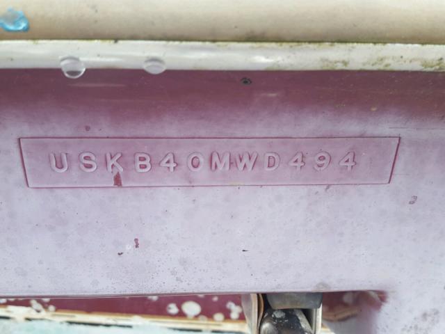 USKB40MWD494 - 1993 MAXU 2000 WHITE photo 10