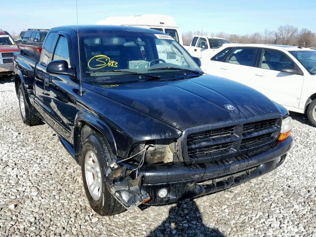 1D7HL32XX3S333181 - 2003 DODGE DAKOTA SPO BLACK photo 1