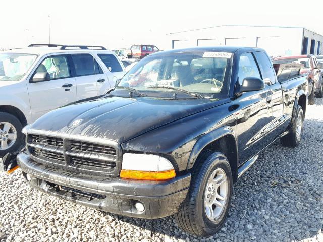 1D7HL32XX3S333181 - 2003 DODGE DAKOTA SPO BLACK photo 2