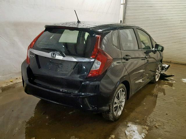 3HGGK5H81FM739160 - 2015 HONDA FIT EX BLACK photo 4