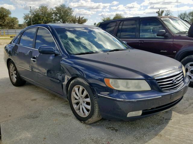 KMHFC46F06A089278 - 2006 HYUNDAI AZERA SE BLUE photo 1