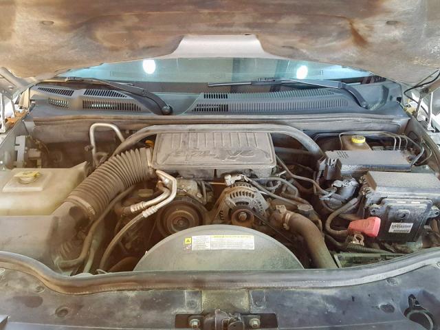 1J4RG4GK4AC137132 - 2010 JEEP COMMANDER SILVER photo 7