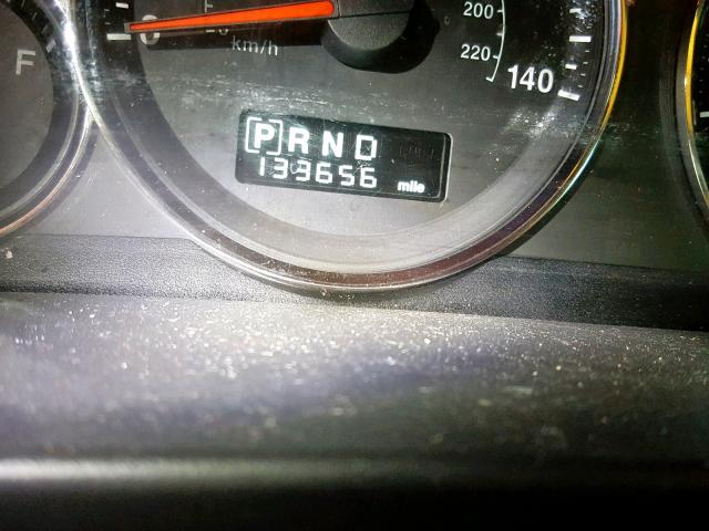 1J4RG4GK4AC137132 - 2010 JEEP COMMANDER SILVER photo 8