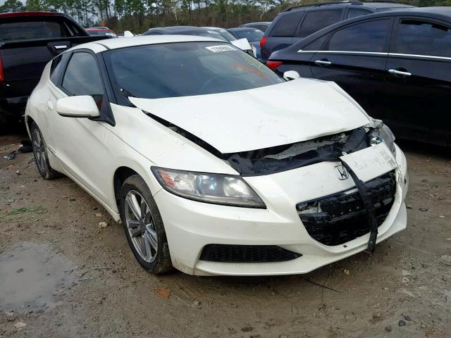 JHMZF1D40DS003885 - 2013 HONDA CR-Z WHITE photo 1