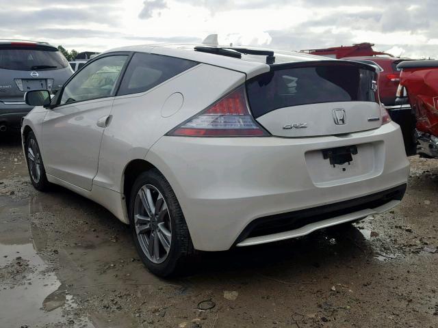 JHMZF1D40DS003885 - 2013 HONDA CR-Z WHITE photo 3