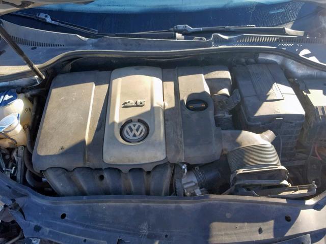 3VWEF71KX7M076343 - 2007 VOLKSWAGEN JETTA WOLF SILVER photo 7