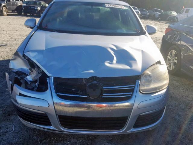 3VWEF71KX7M076343 - 2007 VOLKSWAGEN JETTA WOLF SILVER photo 9