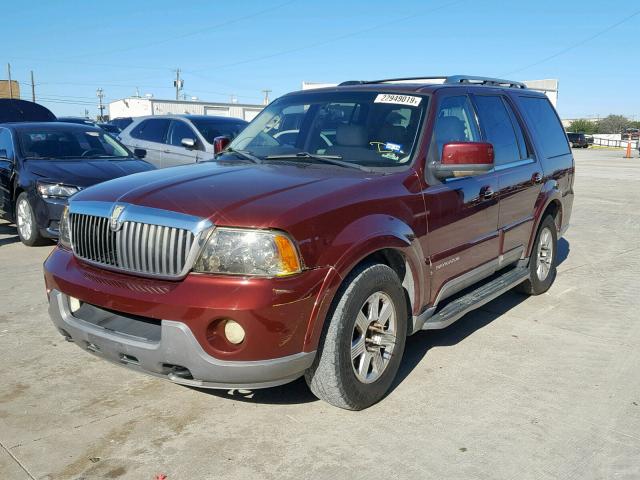 5LMFU28R73LJ01030 - 2003 LINCOLN NAVIGATOR 勃艮第红 照片 2
