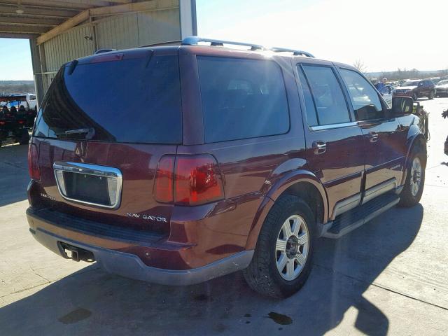 5LMFU28R73LJ01030 - 2003 LINCOLN NAVIGATOR 勃艮第红 照片 4
