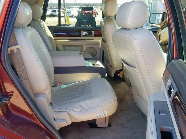 5LMFU28R73LJ01030 - 2003 LINCOLN NAVIGATOR 勃艮第红 照片 6