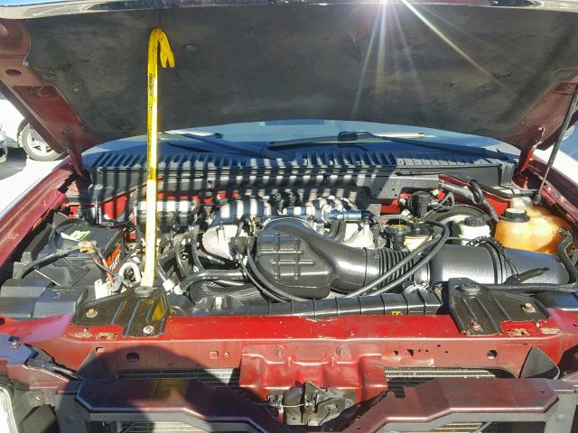 5LMFU28R73LJ01030 - 2003 LINCOLN NAVIGATOR 勃艮第红 照片 7