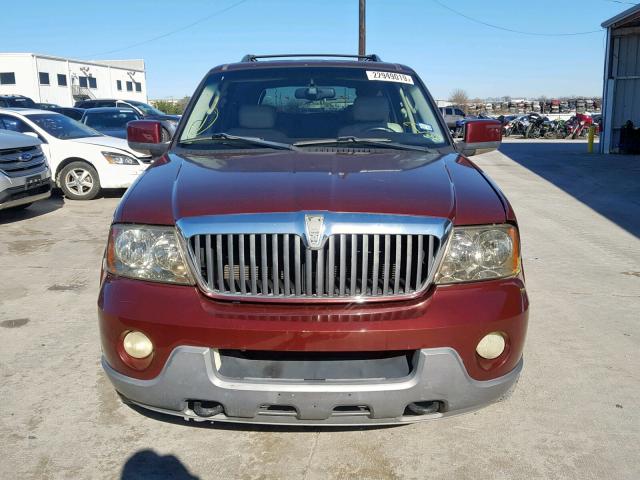 5LMFU28R73LJ01030 - 2003 LINCOLN NAVIGATOR 勃艮第红 照片 9