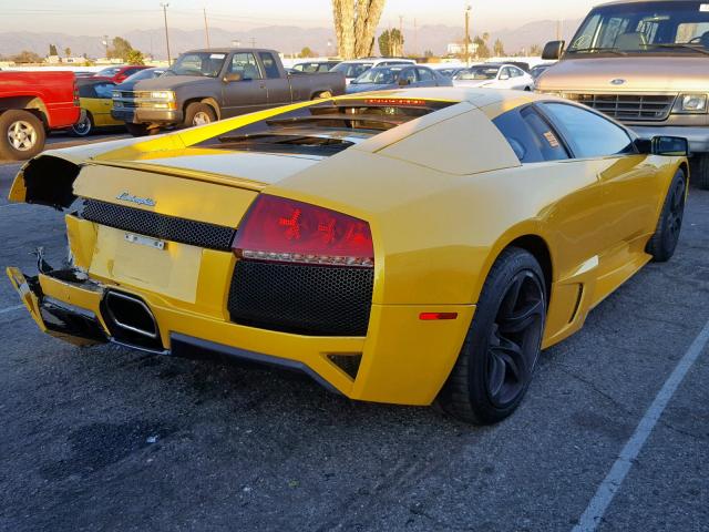 ZHWBU37S77LA02501 - 2007 LAMBORGHINI MURCIELAGO YELLOW photo 4