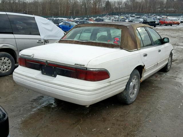 2MELM74WXSX698774 - 1995 MERCURY GRAND MARQ WHITE photo 4