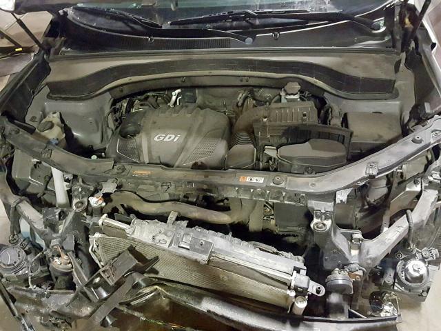 5XYKTCA68EG479144 - 2014 KIA SORENTO LX SILVER photo 7