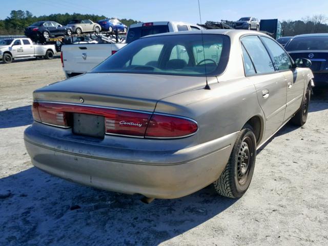 2G4WS52J331264499 - 2003 BUICK CENTURY CU TAN photo 4