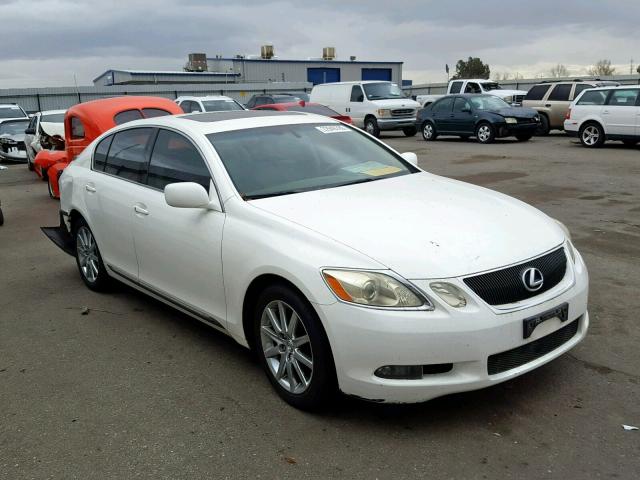 JTHBH96S765028015 - 2006 LEXUS GS GENERAT WHITE photo 1