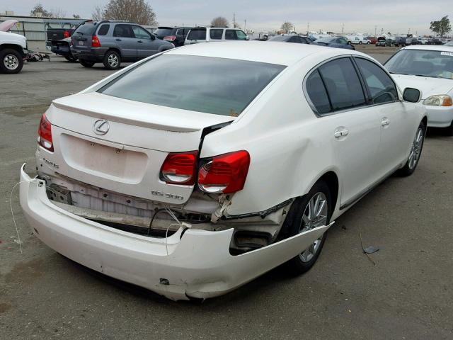 JTHBH96S765028015 - 2006 LEXUS GS GENERAT WHITE photo 4