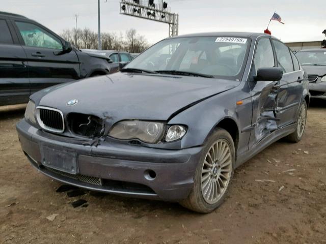 WBAEW53432PG16284 - 2002 BMW 330 XI GRAY photo 2