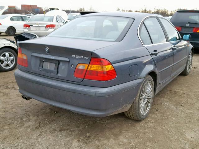 WBAEW53432PG16284 - 2002 BMW 330 XI GRAY photo 4