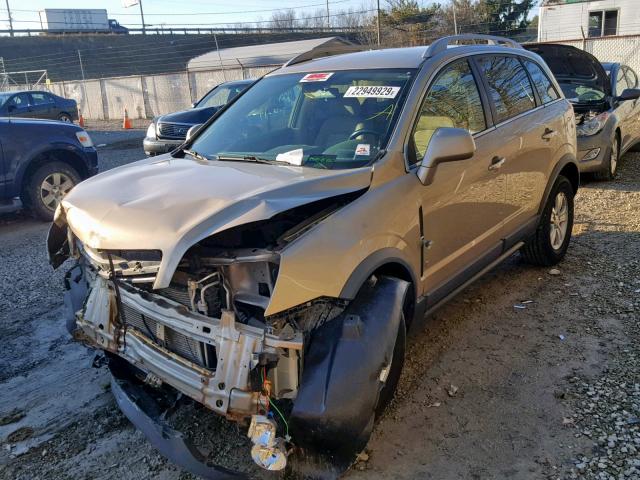 3GSDL43N48S625081 - 2008 SATURN VUE XE GOLD photo 2