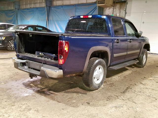 1GCDT13E178206963 - 2007 CHEVROLET COLORADO BLUE photo 4