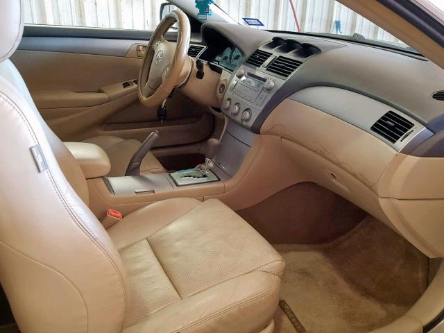 4T1CE38P05U955622 - 2005 TOYOTA CAMRY SOLA TAN photo 5