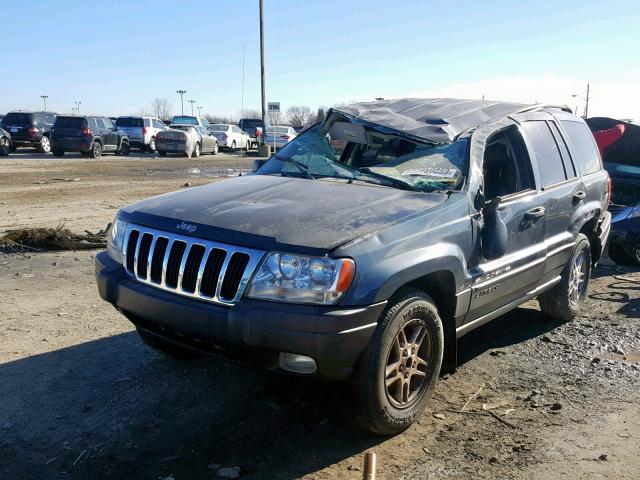 1J4GW48S13C562870 - 2003 JEEP GRAND CHER GRAY photo 2