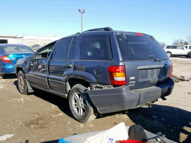 1J4GW48S13C562870 - 2003 JEEP GRAND CHER GRAY photo 3