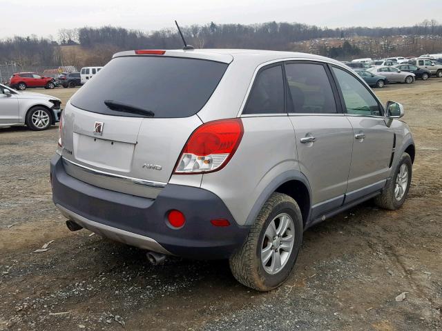 3GSDL43N28S654305 - 2008 SATURN VUE XE SILVER photo 4