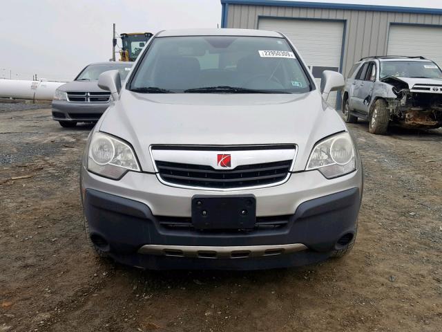 3GSDL43N28S654305 - 2008 SATURN VUE XE SILVER photo 9