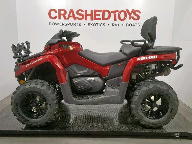 3JBLPAT22JJ000015 - 2018 CAN-AM OUTLANDER RED photo 3