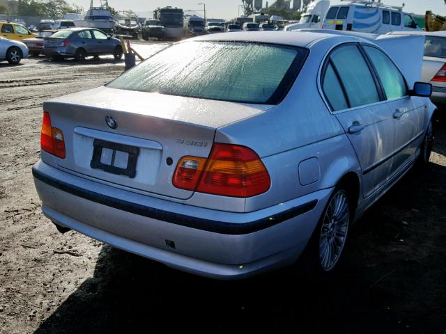 WBAEV53463KM27370 - 2003 BMW 330 I SILVER photo 4