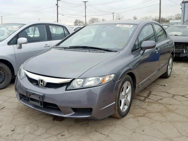 19XFA1F61AE004723 - 2010 HONDA CIVIC GRAY photo 2