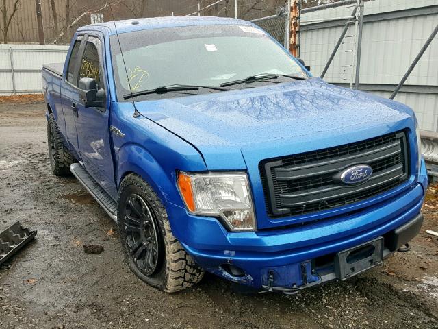 1FTFX1EF6DKF64058 - 2013 FORD F150 SUPER BLUE photo 2