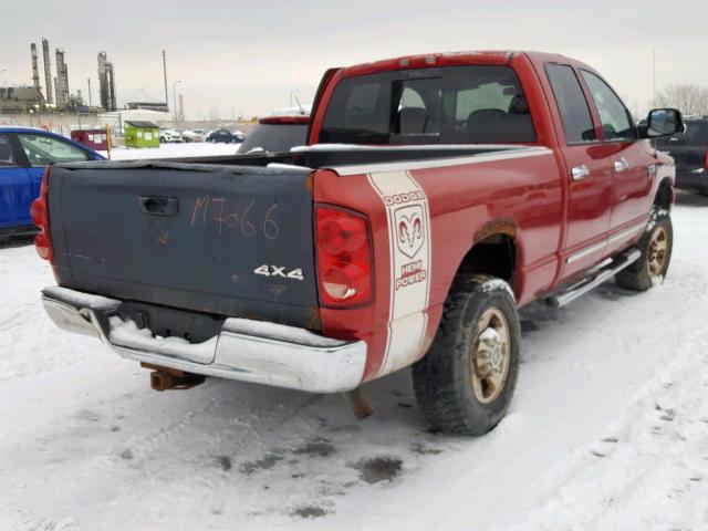 1D7KS28D27J585650 - 2007 DODGE RAM 2500 S Qırmızı foto 4
