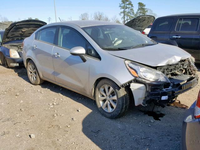 KNADN4A35D6285930 - 2013 KIA RIO EX GRAY photo 1