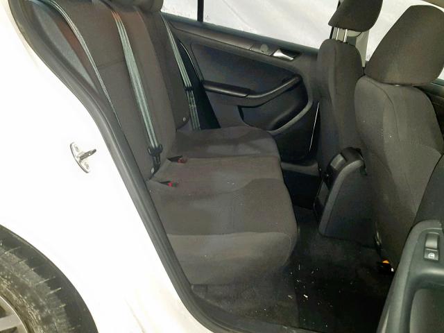 3VW2K7AJ4DM403806 - 2013 VOLKSWAGEN JETTA BASE Սպիտակ լուսանկար 6