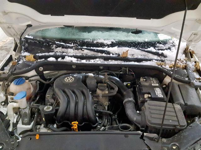 3VW2K7AJ4DM403806 - 2013 VOLKSWAGEN JETTA BASE Սպիտակ լուսանկար 7