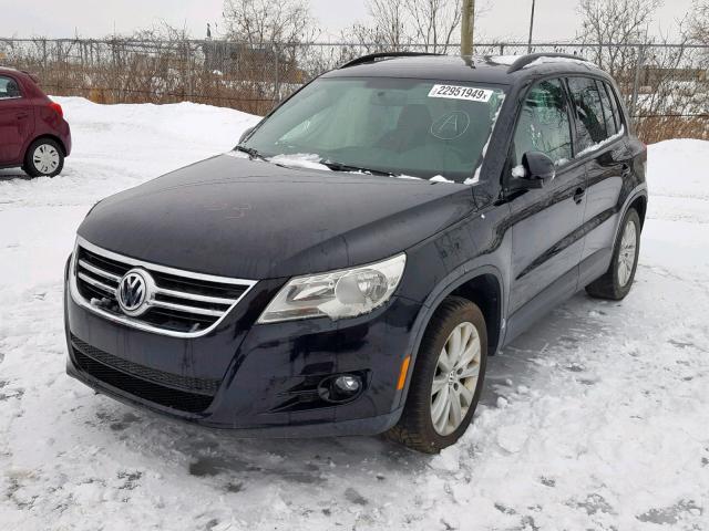 WVGBV75N19W518986 - 2009 VOLKSWAGEN TIGUAN SE BLACK photo 2