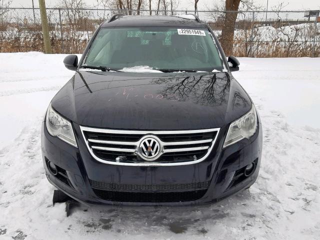 WVGBV75N19W518986 - 2009 VOLKSWAGEN TIGUAN SE BLACK photo 9