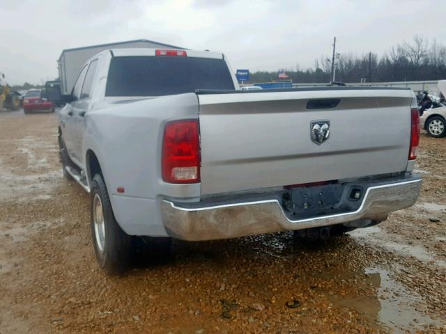 3D73M4CL1AG177318 - 2010 DODGE RAM 3500 SILVER photo 3