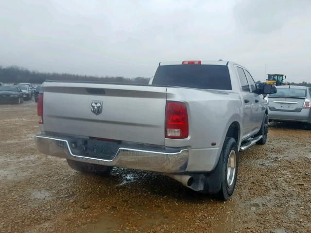 3D73M4CL1AG177318 - 2010 DODGE RAM 3500 SILVER photo 4