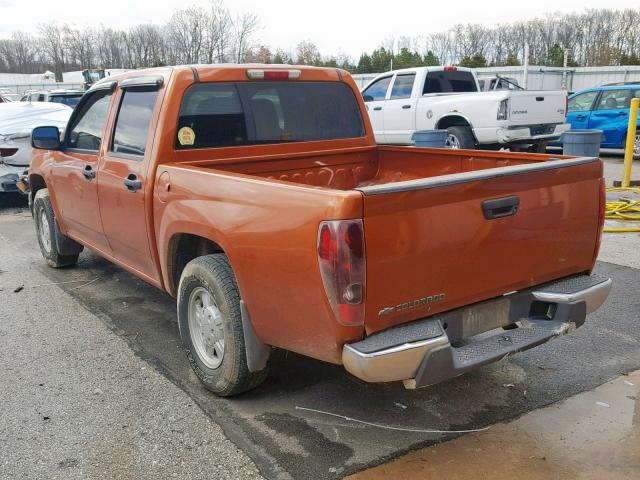 1GCCS138868265161 - 2006 CHEVROLET COLORADO ORANGE photo 3