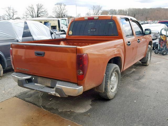 1GCCS138868265161 - 2006 CHEVROLET COLORADO ORANGE photo 4