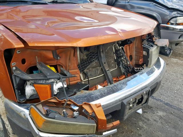 1GCCS138868265161 - 2006 CHEVROLET COLORADO ORANGE photo 9